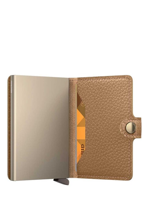 PEBBLE  Hammered leather wallet cappuccino - Women&rsquo;s Wallets