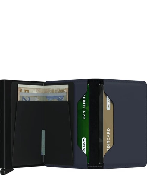 MATTE Slim Leather Wallet night blue - Men&rsquo;s Wallets
