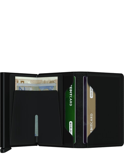 MATTE Slim Leather Wallet black - Men&rsquo;s Wallets