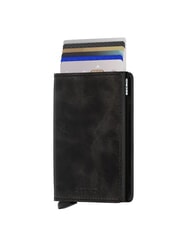 SECRID VINTAGE  Slim Leather Wallet black - Men’s Wallets - 3