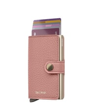 SECRID PEBBLE  Hammered leather wallet rose - Women&rsquo;s Wallets - 4
