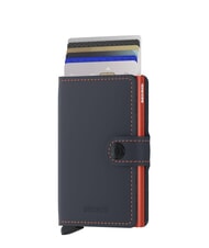 SECRID MATTE  Wallet with RFID blocking card holder night blue & orange - Men&rsquo;s Wallets - 4