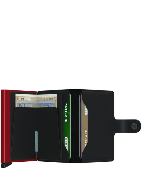 MATTE  Wallet with RFID blocking card holder black & red - Men&rsquo;s Wallets