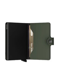 SECRID MATTE  Wallet with RFID blocking card holder green black - Men&rsquo;s Wallets - 3