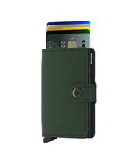 SECRID MATTE  Wallet with RFID blocking card holder green black - Men&rsquo;s Wallets - 4
