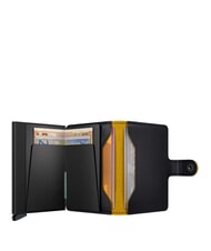 SECRID MATTE  Wallet with RFID blocking card holder black & ochre - Men&rsquo;s Wallets - 2