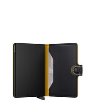 SECRID MATTE  Wallet with RFID blocking card holder black & ochre - Men&rsquo;s Wallets - 3