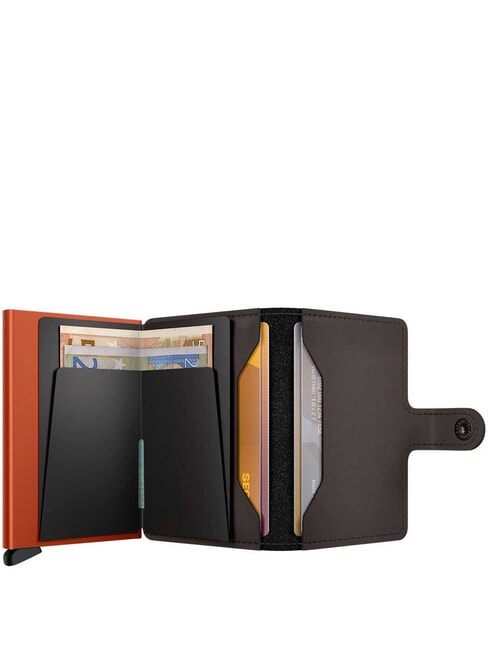 MATTE  Wallet with RFID blocking card holder truffle & orange - Men&rsquo;s Wallets