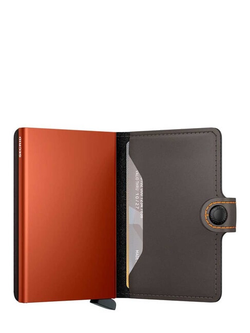 MATTE  Wallet with RFID blocking card holder truffle & orange - Men&rsquo;s Wallets