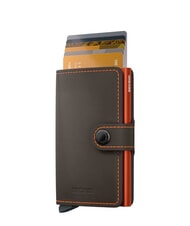 SECRID MATTE  Wallet with RFID blocking card holder truffle & orange - Men&rsquo;s Wallets - 4