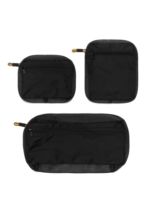 SAINT MALO Maxi beach shopper bag with 3 pencil cases black pure - Women’s Bags