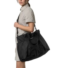 KWAY SAINT MALO Maxi beach shopper bag with 3 pencil cases black pure - Women’s Bags - 5