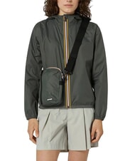 KWAY BARBITON Nylon bag green blackish - Over-the-shoulder Bags for Men - 4