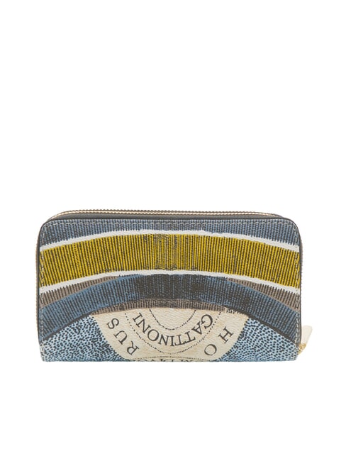 PLANETARIUM Large double zip wallet moon/white - Women&rsquo;s Wallets