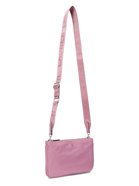 LANDYN Nylon flat shoulder bag mauve roses - Women&rsquo;s Bags