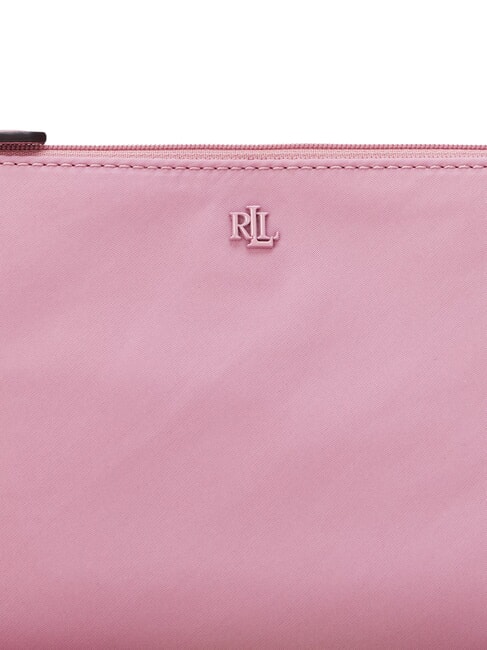 LANDYN Nylon flat shoulder bag mauve roses - Women&rsquo;s Bags