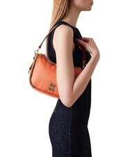 BORBONESE CAHIER  Shoulder bag, with shoulder strap tangerine/natural op - Women’s Bags - 5