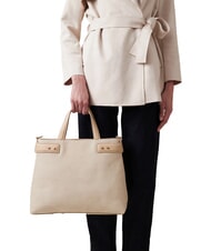 BORBONESE ARMOR  Handbag, with shoulder strap sand - Women’s Bags - 5