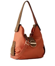 BORBONESE ECLIPSE  Shoulder bag, with shoulder strap tangerine/natural op - Women’s Bags - 2