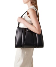 BORBONESE L ECLAIR  Shoulder bag, leather Black - Women’s Bags - 5