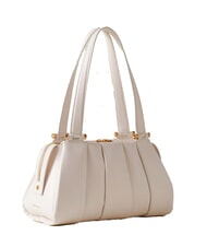 BORBONESE L ECLAIR  Shoulder bag, in leather white - Women’s Bags - 2