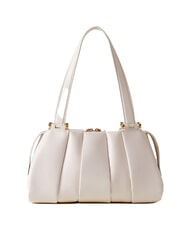 BORBONESE L ECLAIR  Shoulder bag, in leather white - Women’s Bags - 3