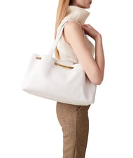 BORBONESE FILO  Shoulder bag, leather white - Women&rsquo;s Bags - 5