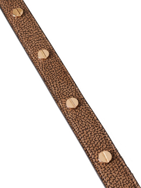 GRAFFITI Belt with studs natural op / black - Belts