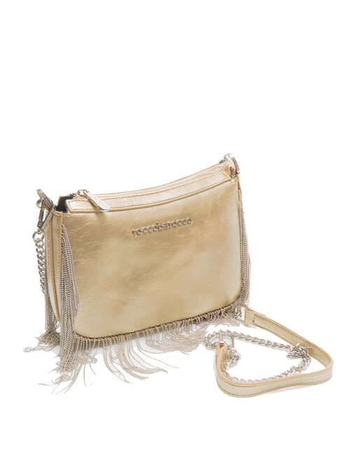 FRINGES Bag with handle and shoulder strap gold - Women’s Bags