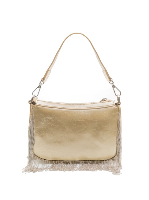 FRINGES Bag with handle and shoulder strap gold - Women’s Bags