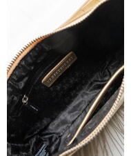 ROCCOBAROCCO FRINGES Bag with handle and shoulder strap gold - Women’s Bags - 5