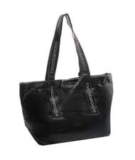 ROCCOBAROCCO EVA Shopping bag with logo ribbons black - Women’s Bags - 2