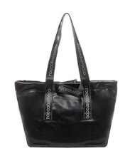 ROCCOBAROCCO EVA Shopping bag with logo ribbons black - Women’s Bags - 4