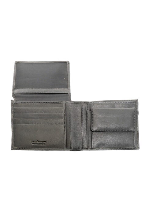 VERTIGO Leather wallet flap cc and coin purse black - Men’s Wallets