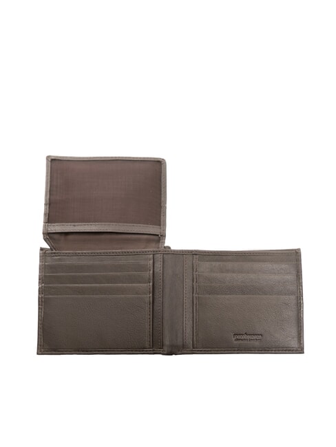 VERTIGO Leather wallet with flap dark brown - Men&rsquo;s Wallets
