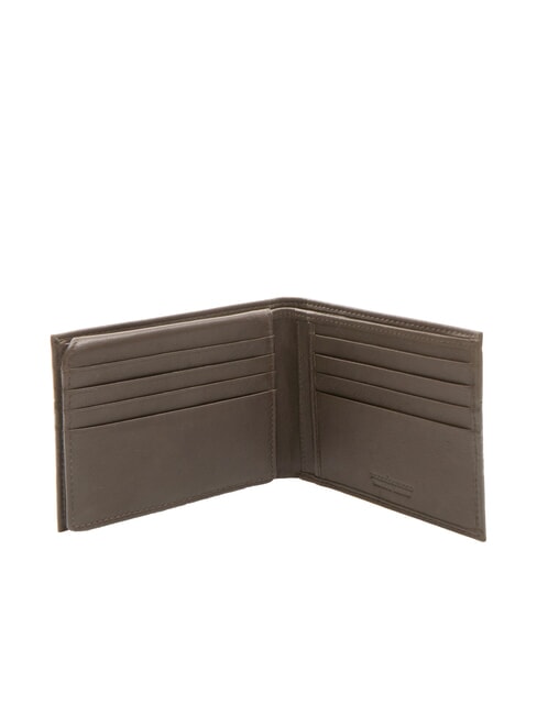 VERTIGO Leather wallet with flap dark brown - Men&rsquo;s Wallets