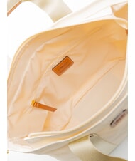 BRIC&rsquo;S SORRENTO LUDOVICA Canvas Handbag Shopping Bag PANNA - Women&rsquo;s Bags - 5