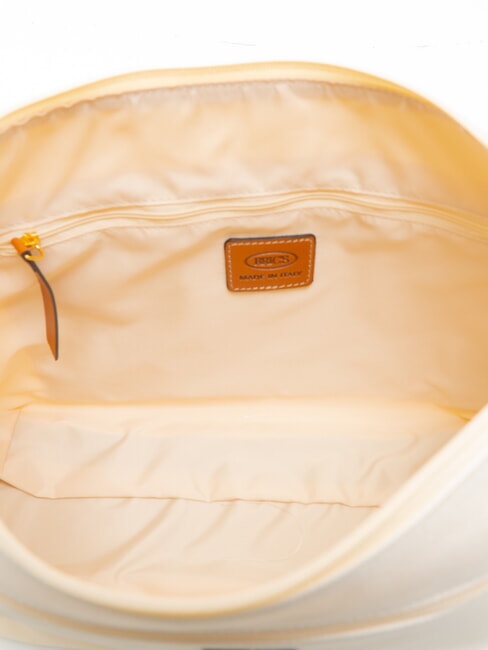 SORRENTO MARTA Large Canvas Shoulder Bag PANNA - Women’s Bags