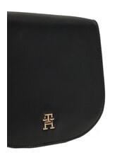 TOMMY HILFIGER TH LOGOTAPE SADDLE Mini Shoulder Bag black - Women’s Bags - 3
