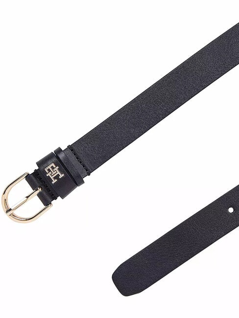 ESSENTIAL EFFORTLESS Leather Belt Made in Italy space blue - Belts