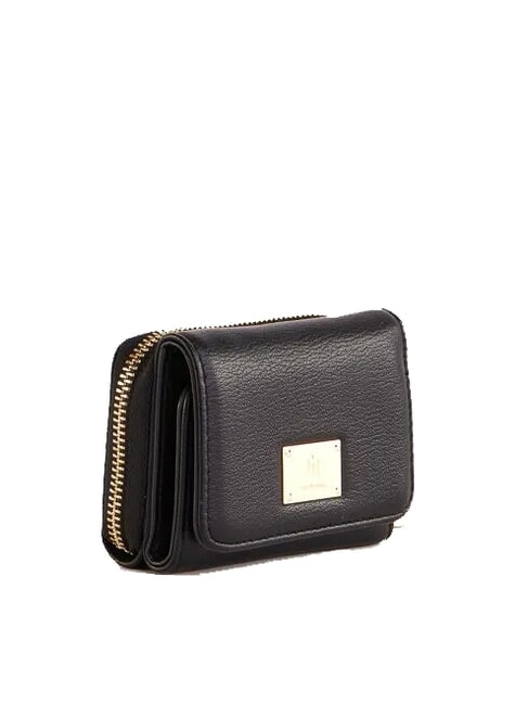 DELFY Compact coin purse wallet BLACK - Women&rsquo;s Wallets