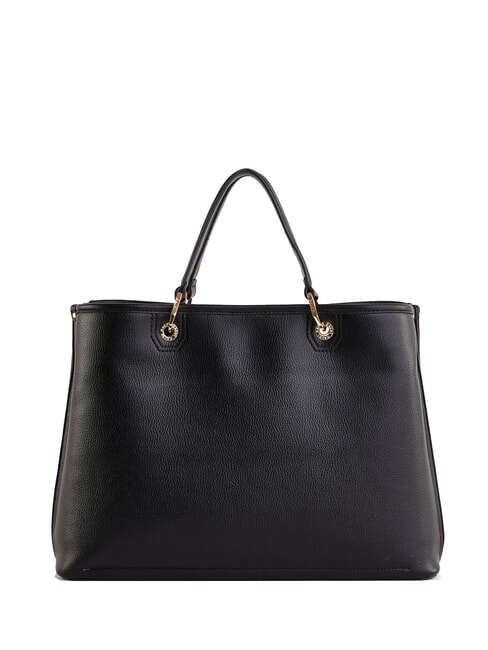 BEA SUMMER Handbag with animalier shoulder strap BLACK - Women’s Bags