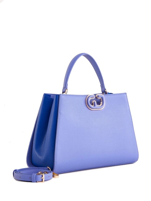 DEMY Color block handbag with shoulder strap jeans - Women&rsquo;s Bags