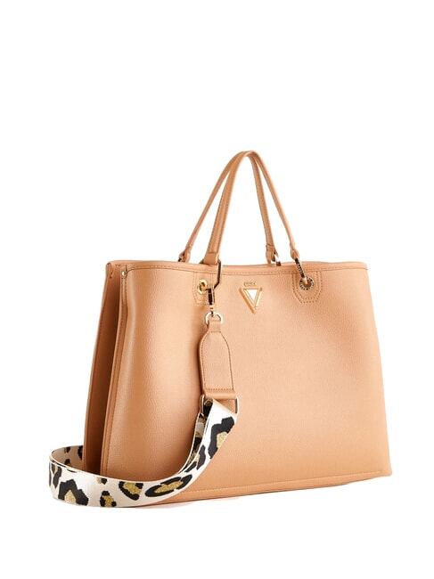 BEA SUMMER Handbag with animalier shoulder strap sand - Women&rsquo;s Bags
