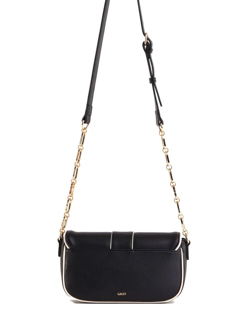 DIANA Bag with flap and chain shoulder strap BLACK - Women’s Bags