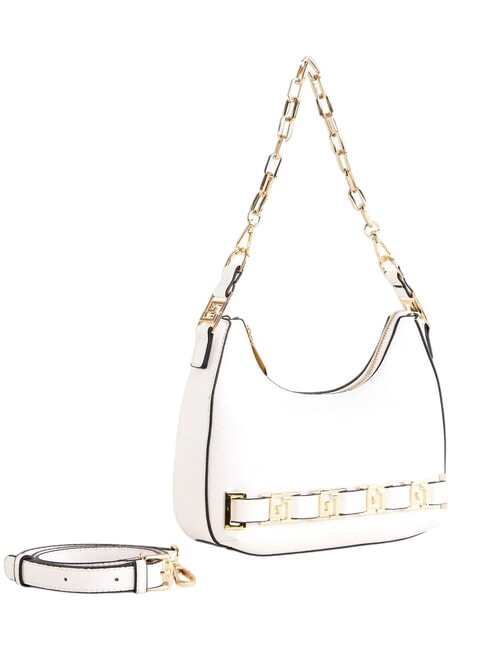 DORIS Shoulder bag with metal logos white - Women&rsquo;s Bags