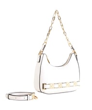 GAUD&Igrave; DORIS Shoulder bag with metal logos white - Women&rsquo;s Bags - 2