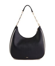 GAUDÌ DIANA Hobo bag with pocket and shoulder strap BLACK - Women’s Bags - 3