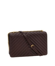 PINKO CLASSIC LOVE ONE Nappa leather bag catawba grapes-antique gold - Women&rsquo;s Bags - 2