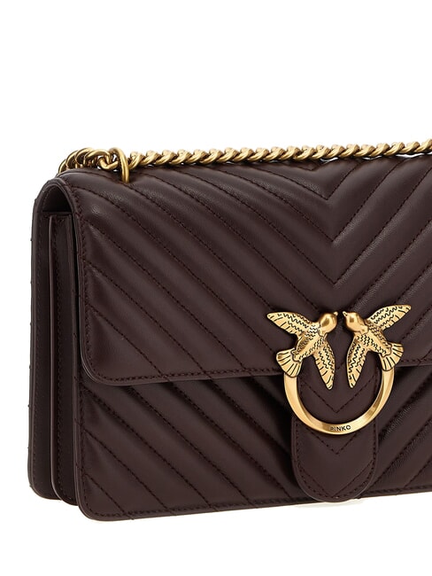 CLASSIC LOVE ONE Nappa leather bag catawba grapes-antique gold - Women&rsquo;s Bags